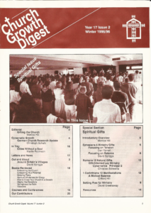 Church Growth Digest magazine 1995